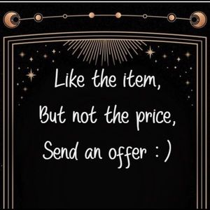 We consider reasonable offers